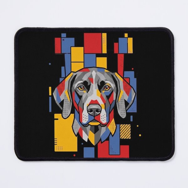 Item preview, Funny German Shorthaired Pointer Colorful Blocks Geometric Art Mom Dad Kids designed and sold by FurryHavenPH.