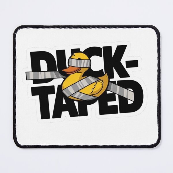 Item preview, Funny Duck Taped Duct Tape Animal Pun designed and sold by Jo Graphics.