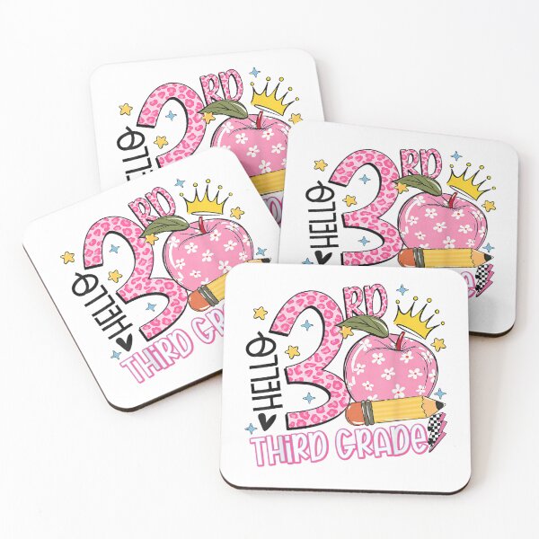 Item preview, hello 3rd grade teacher third grade back to school  designed and sold by mariazin.