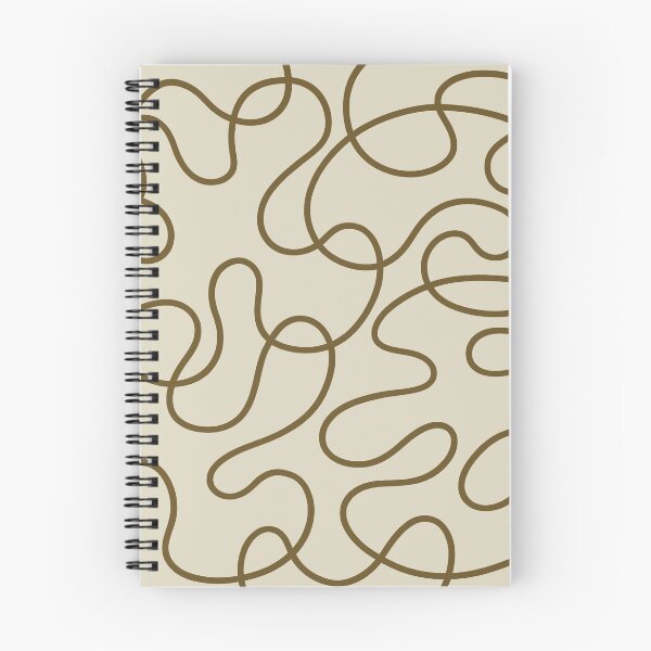Item preview, Beige and Brown Dancing Lines designed and sold by tonymagnerart.