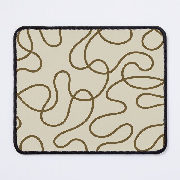 Item preview, Beige and Brown Dancing Lines designed and sold by tonymagnerart.
