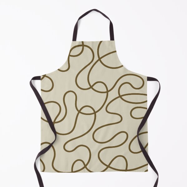 Item preview, Beige and Brown Dancing Lines designed and sold by tonymagnerart.