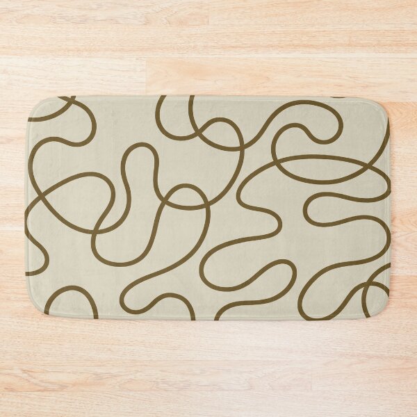 Item preview, Beige and Brown Dancing Lines designed and sold by tonymagnerart.