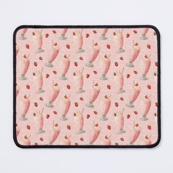 Item preview, Light Pink Strawberry Milkshake Pattern  designed and sold by LouieVanille.