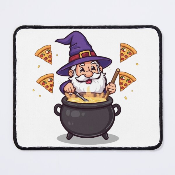 Item preview, Pizza Wizard Sticker | Cute Fantasy Pizza Mage Kawaii Design designed and sold by Stylestickers55.