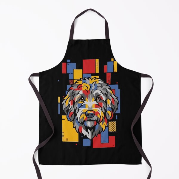 Item preview, Funny Goldendoodle Colorful Blocks Geometric Art Mom Dad Kids designed and sold by FurryHavenPH.