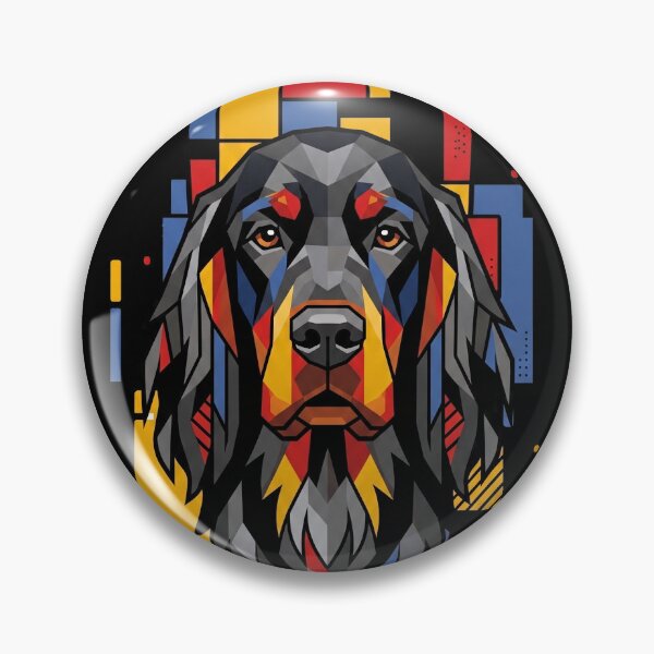 Item preview, Funny Gordon Setter Colorful Blocks Geometric Art Mom Dad Kids designed and sold by FurryHavenPH.