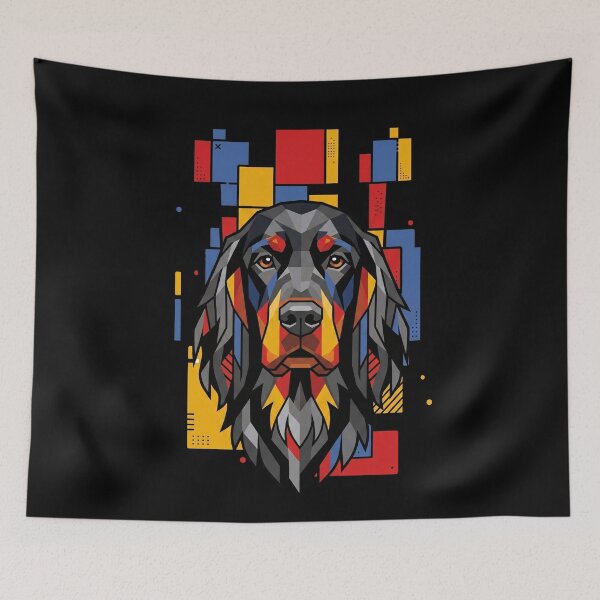 Item preview, Funny Gordon Setter Colorful Blocks Geometric Art Mom Dad Kids designed and sold by FurryHavenPH.