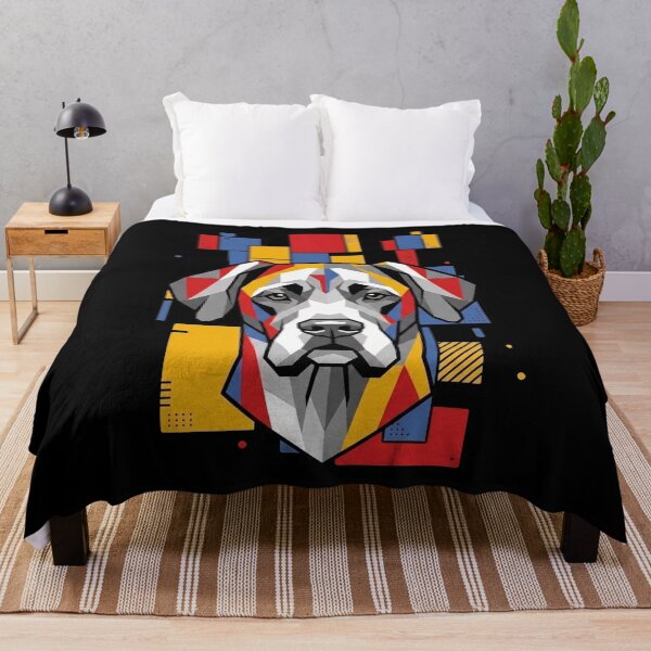 Item preview, Funny Great Dane Colorful Blocks Geometric Art Mom Dad Kids designed and sold by FurryHavenPH.