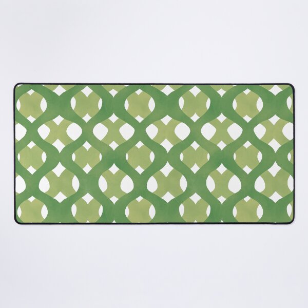 Item preview, Texas Drummond Phlox Garden Green Watercolor Ogee Trellis Pattern designed and sold by CaroStudioTX.