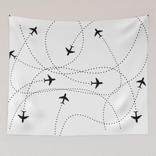 Item preview, Airplane Flight Routes designed and sold by Gradient Concept.