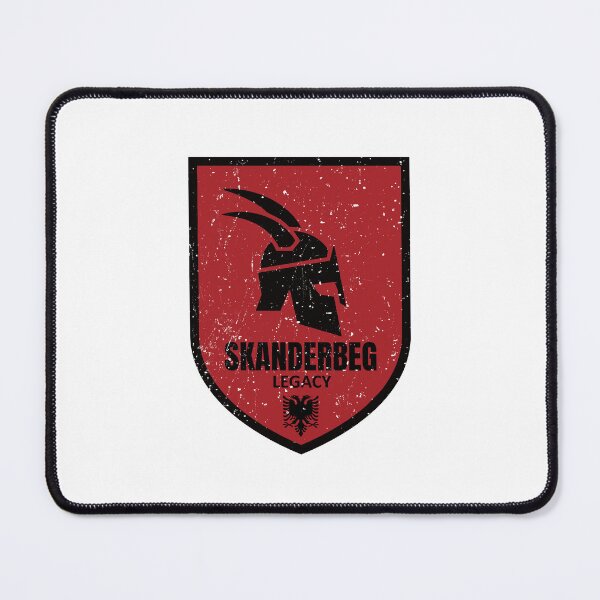Item preview, Skanderbeg Legacy Albania Helmet Shield designed and sold by crouchingpixel.
