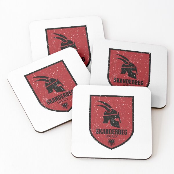 Item preview, Skanderbeg Legacy Albania Helmet Shield designed and sold by crouchingpixel.