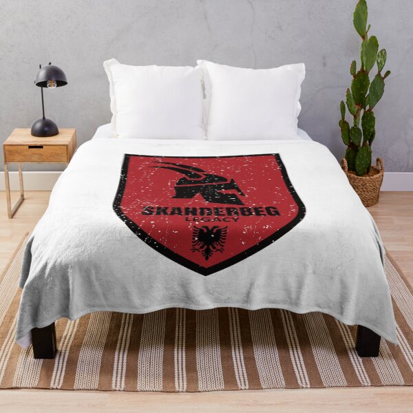 Item preview, Skanderbeg Legacy Albania Helmet Shield designed and sold by crouchingpixel.