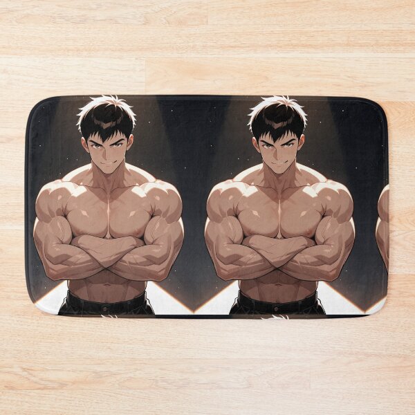 Item preview, Manga - Muscular Shonen Hero, Athletic and Powerful Representation designed and sold by AnimeShin.