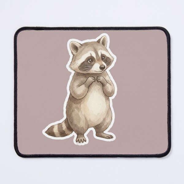 Item preview, Jimothy Inspired Cute Raccoon – Professional Snack Inspector Vintage Animal Art designed and sold by Fashion Verse.
