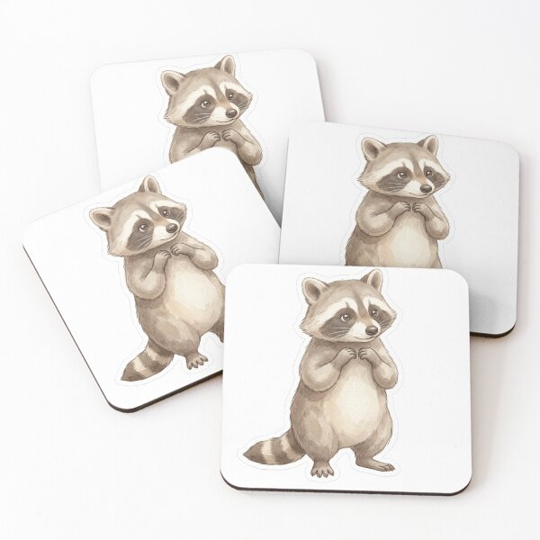 Item preview, Jimothy Inspired Cute Raccoon – Professional Snack Inspector Vintage Animal Art designed and sold by Fashion Verse.