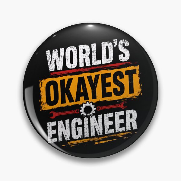 Item preview, World's Okayest Engineer Engineering Professional Humorous Gift designed and sold by RetroMini2026.