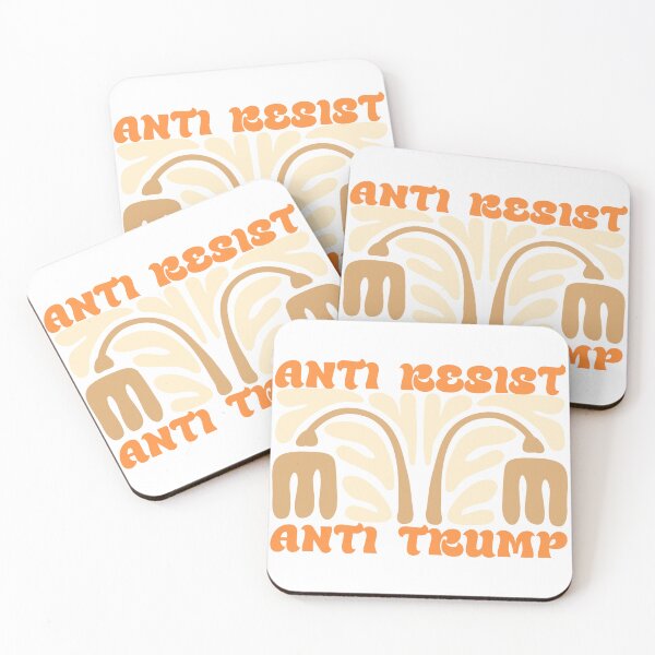 Item preview, Anti Racist Anti Trump Retro Botanical designed and sold by drchzak.
