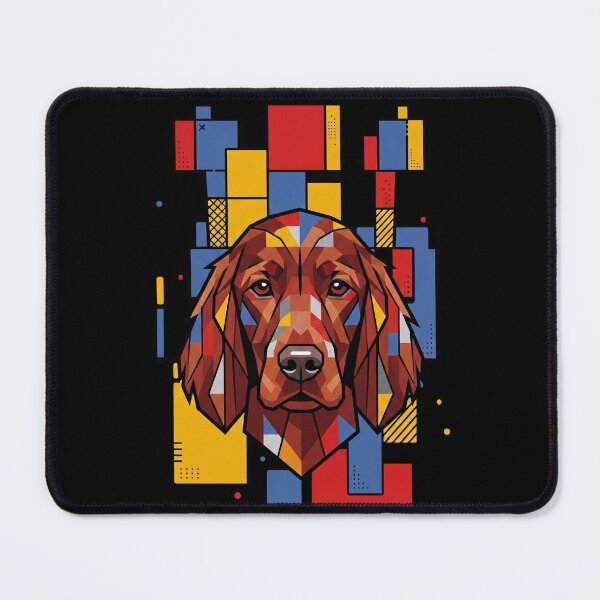 Item preview, Funny Irish Setter Colorful Blocks Geometric Art Mom Dad Kids designed and sold by FurryHavenPH.