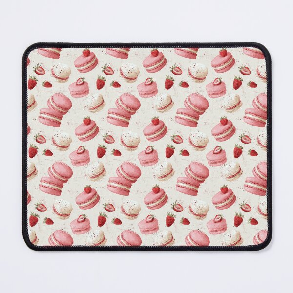 Item preview, Strawberry and Cream Macaron Pattern designed and sold by LouieVanille.