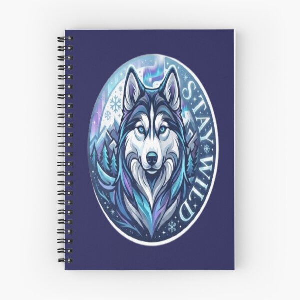 Item preview, Stay Wild — Arctic Husky Northern Lights designed and sold by Nakrisa.