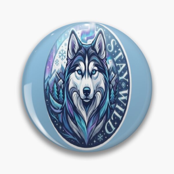 Item preview, Mantente salvaje: auroras boreales de Arctic Husky designed and sold by Nakrisa.