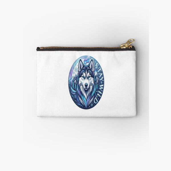 Item preview, Stay Wild — Arctic Husky Northern Lights designed and sold by Nakrisa.