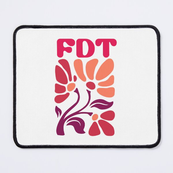Item preview, Retro Floral FDT Political Protest Art designed and sold by drchzak.