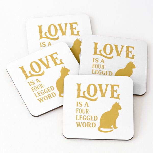 Artikelvorschau, Kopie des Aufdrucks „Love is a Four-legged Word“ pinkes klassisches T-Shirt entworfen und verkauft von JJLetterDesigns.