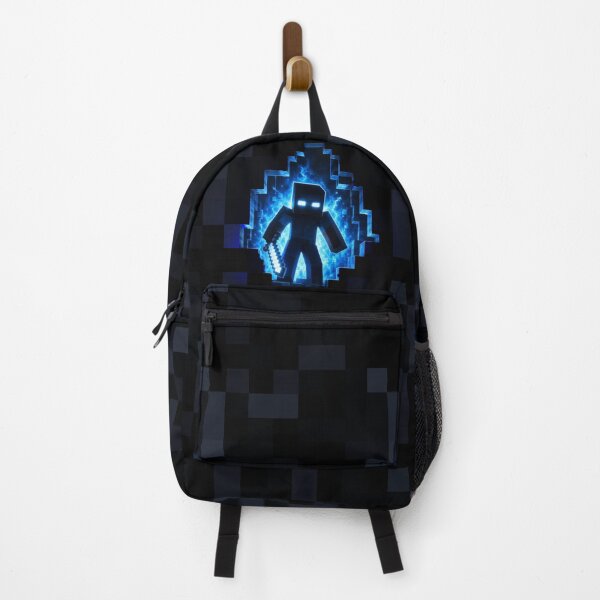 Item preview, Black blocky hole 2d to 3d world minecrafter herobrine halloween art designed and sold by Infdesigner.