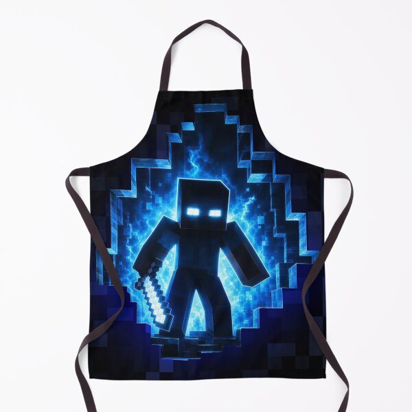 Item preview, Black blocky hole 2d to 3d world minecrafter herobrine halloween art designed and sold by Infdesigner.