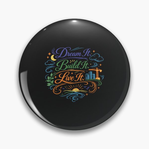 Item preview, Dream It, Build It, Live It – Inspirational Success Typography Design designed and sold by Amsafjol.
