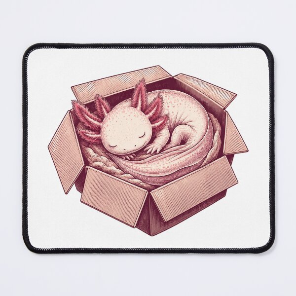 Item preview, Axolotl sleeping inside a box designed and sold by Orca-Design.