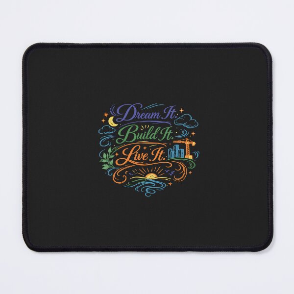 Item preview, Dream It, Build It, Live It – Inspirational Success Typography Design designed and sold by Amsafjol.