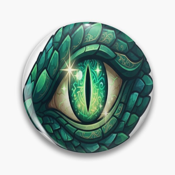 Item preview, Mystic Dragon Eye Sticker | Fantasy Emerald Dragon Eye Vinyl Decal designed and sold by AdityaShop18.
