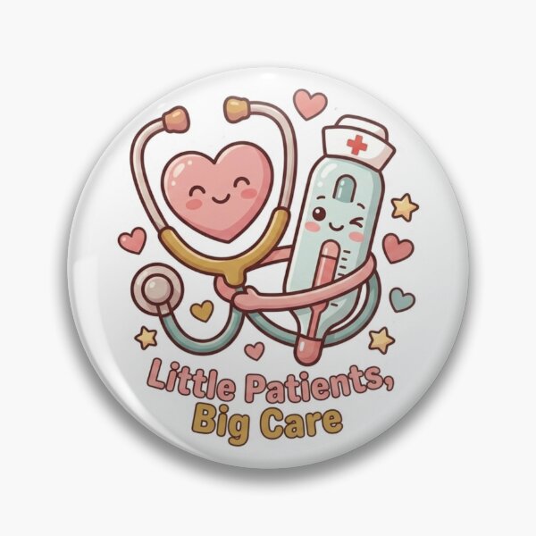 Item preview, Little Patients Big Care - Cute Pediatric Nurse & NICU Nurse Design designed and sold by Nurse Craft Studio.