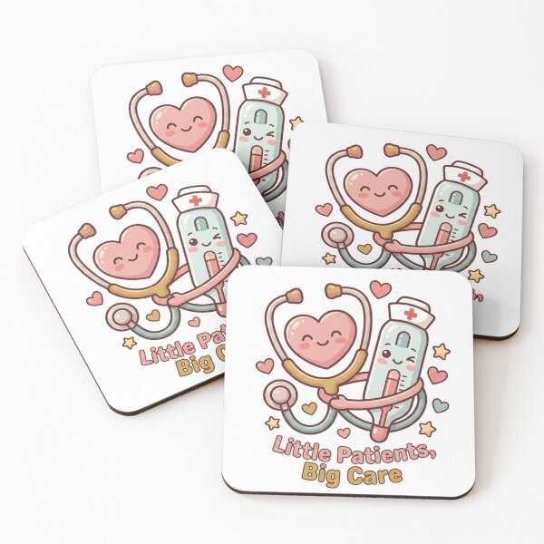 Item preview, Little Patients Big Care - Cute Pediatric Nurse & NICU Nurse Design designed and sold by Nurse Craft Studio.
