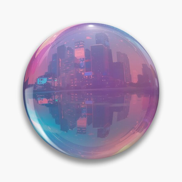 Item preview, City reflective bubble image designed and sold by MK26Designs.