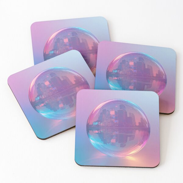 Item preview, City reflective bubble image designed and sold by MK26Designs.