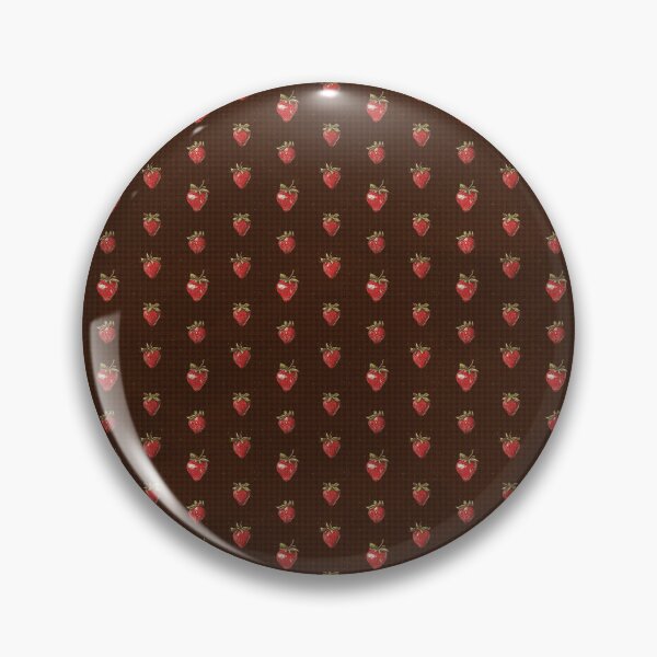 Item preview, Strawberry and Brown Plaid Pattern  designed and sold by LouieVanille.