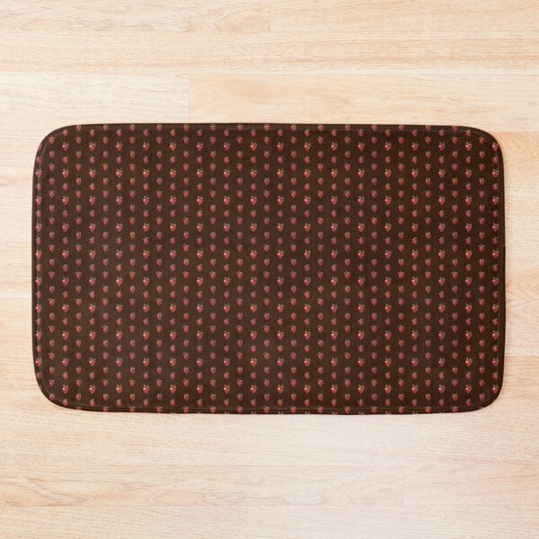 Item preview, Strawberry and Brown Plaid Pattern  designed and sold by LouieVanille.