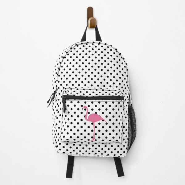 Item preview, Fresh Pink Flamingo Polka Dot Pattern designed and sold by GraffiTimi.