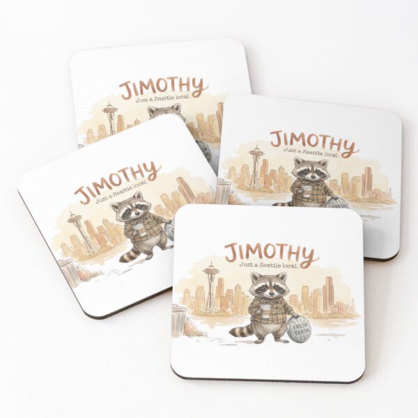 Item preview, Jimothy Raccoon Just A Seattle Local designed and sold by xMErCUrY03x.