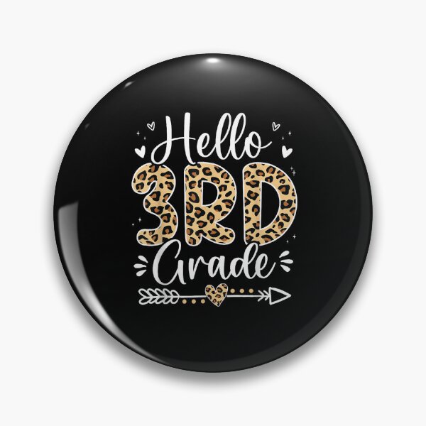 Item preview, hello 3rd grade teacher third grade back to school  designed and sold by mariazin.