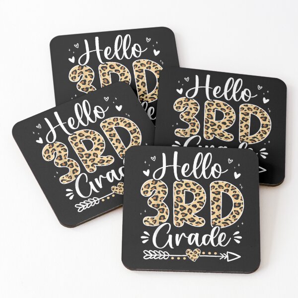 Item preview, hello 3rd grade teacher third grade back to school  designed and sold by mariazin.