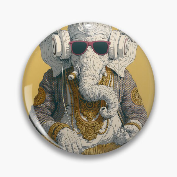 Item preview, Cool Streetwear Elephant Sitting Brown Jacket Yellow Pants Pop Art designed and sold by PANNARUK THAILAND.