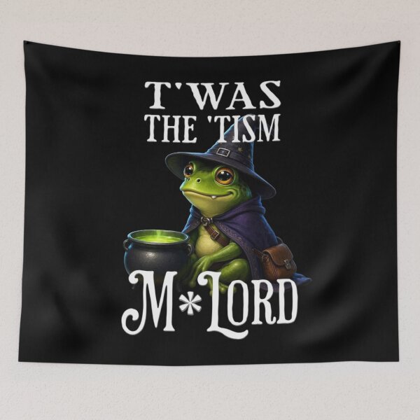 Item preview, Twas The Tism M Lord funny Frog  designed and sold by TheEndDesign.