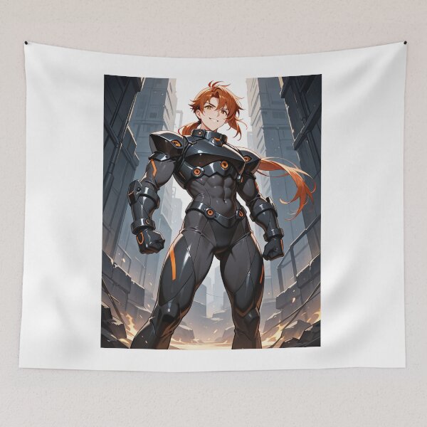 Item preview, Manga - Science Fiction Character, Ultra-Muscular Stylized Fighter designed and sold by AnimeShin.