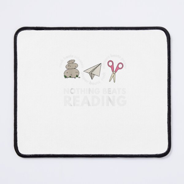 Item preview, Nothing Beats Reading Rock Paper Scissors , Funny Book Lover Design, Librarian Gift, Reader Graphic  designed and sold by EpicThreadCo .